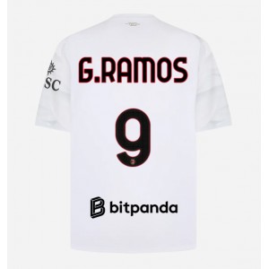 AC Milan Goncalo Ramos #9 Jalkapallovaatteet Vieraspaita 2026-27 Lyhythihainen